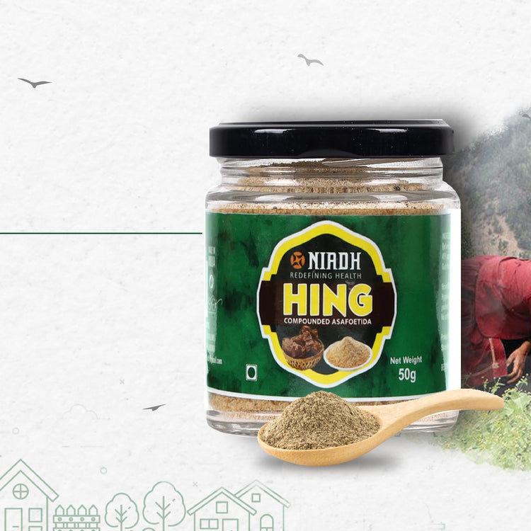 NIADH Strong Bandhani Hing Powder | Pure Asafoetida