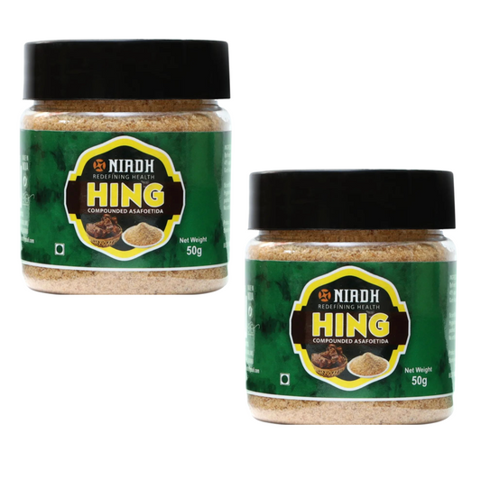 Bandhani Hing Powder | Pure Asafoetida | 50 gms | (Pack Of 2)