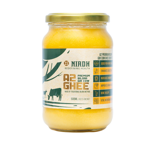 A2 Premium bilona Gir Cow Desi Ghee | Premium and Traditional (500 Ml) | (Pack Of 1)